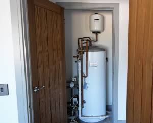 Pressurised hot Water Tank  included as standard in 4 bedroom + homes